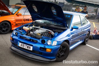 Blue V8 Escort Cosworth